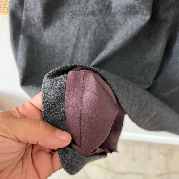 Vintage Crazy Horse Gray Wool Blend Skirt - Picture 6 of 7